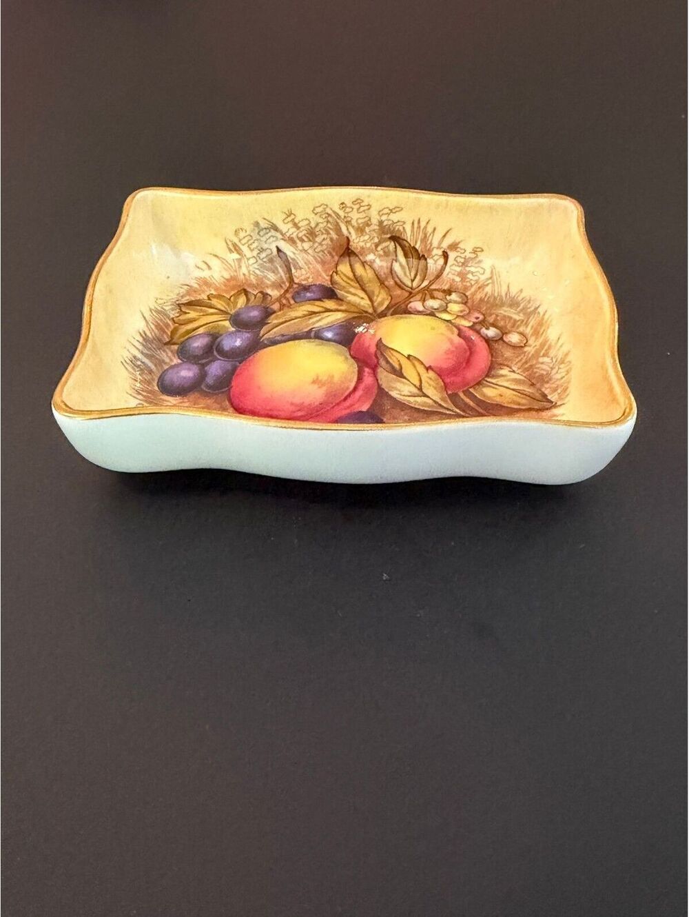Vintage Aynsley Fruit Bone China Trinket Dish